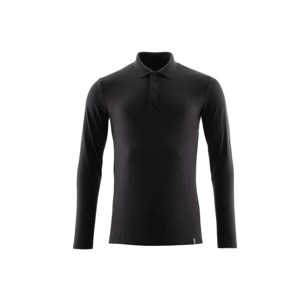 MASCOT® | Polo-Shirt Langarm CROSSOVER | 2XLONE | Vollschwarz