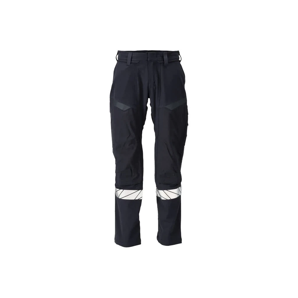 MASCOT® | Hose mit Knietaschen ACCELERATE MULTISAFE | 82C48 | Schwarzblau/Hi-vis Gelb