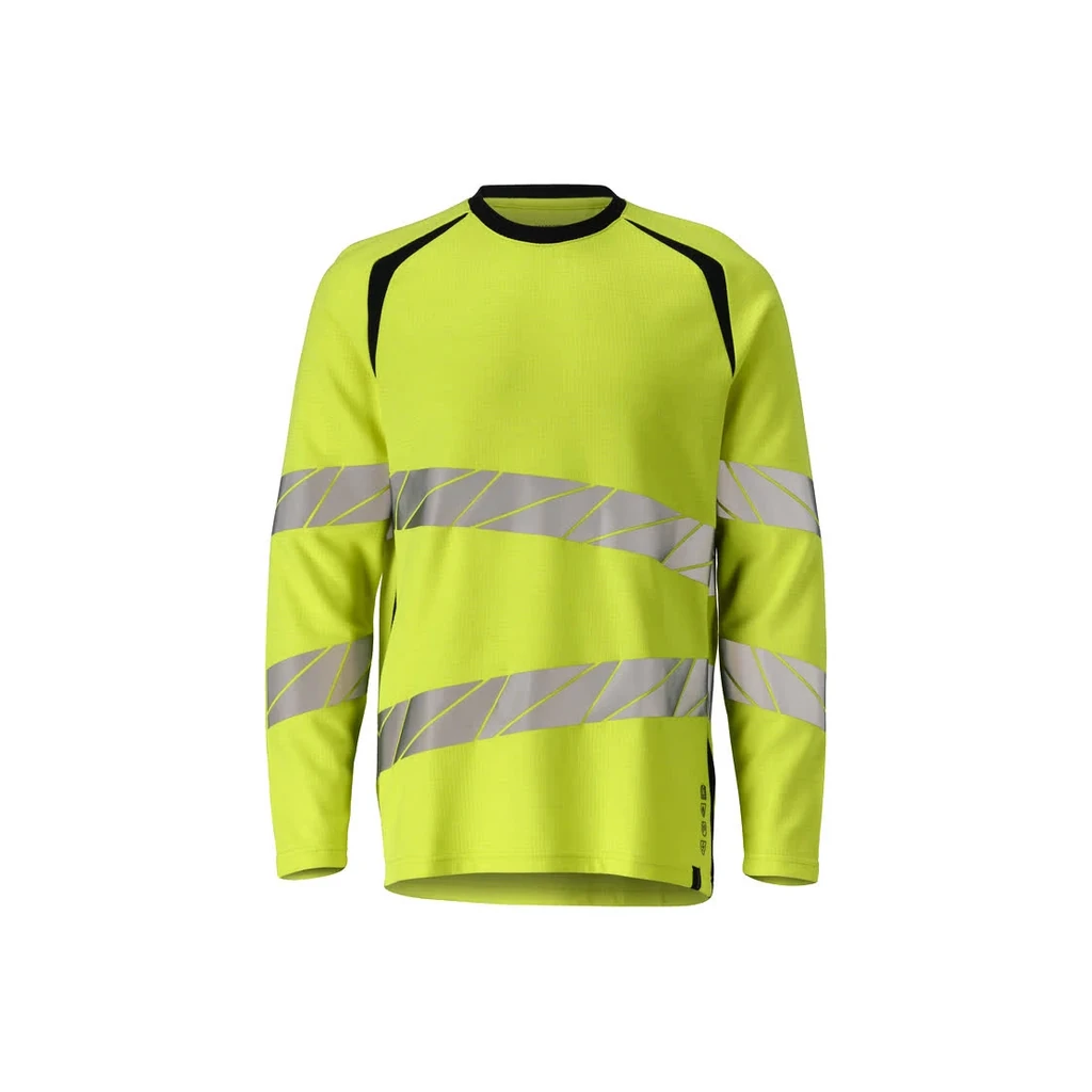 MASCOT® | T-Shirt Langarm ACCELERATE MULTISAFE | S | Hi-vis Gelb/Schwarzblau