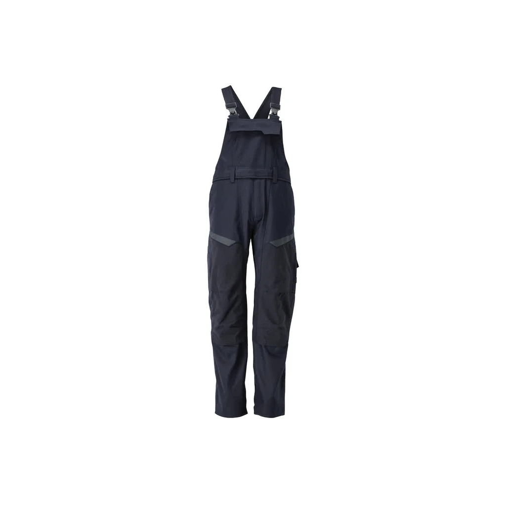 MASCOT® | Latzhose mit Knietaschen ACCELERATE MULTISAFE | 82C48 | Schwarzblau/Hi-vis Gelb