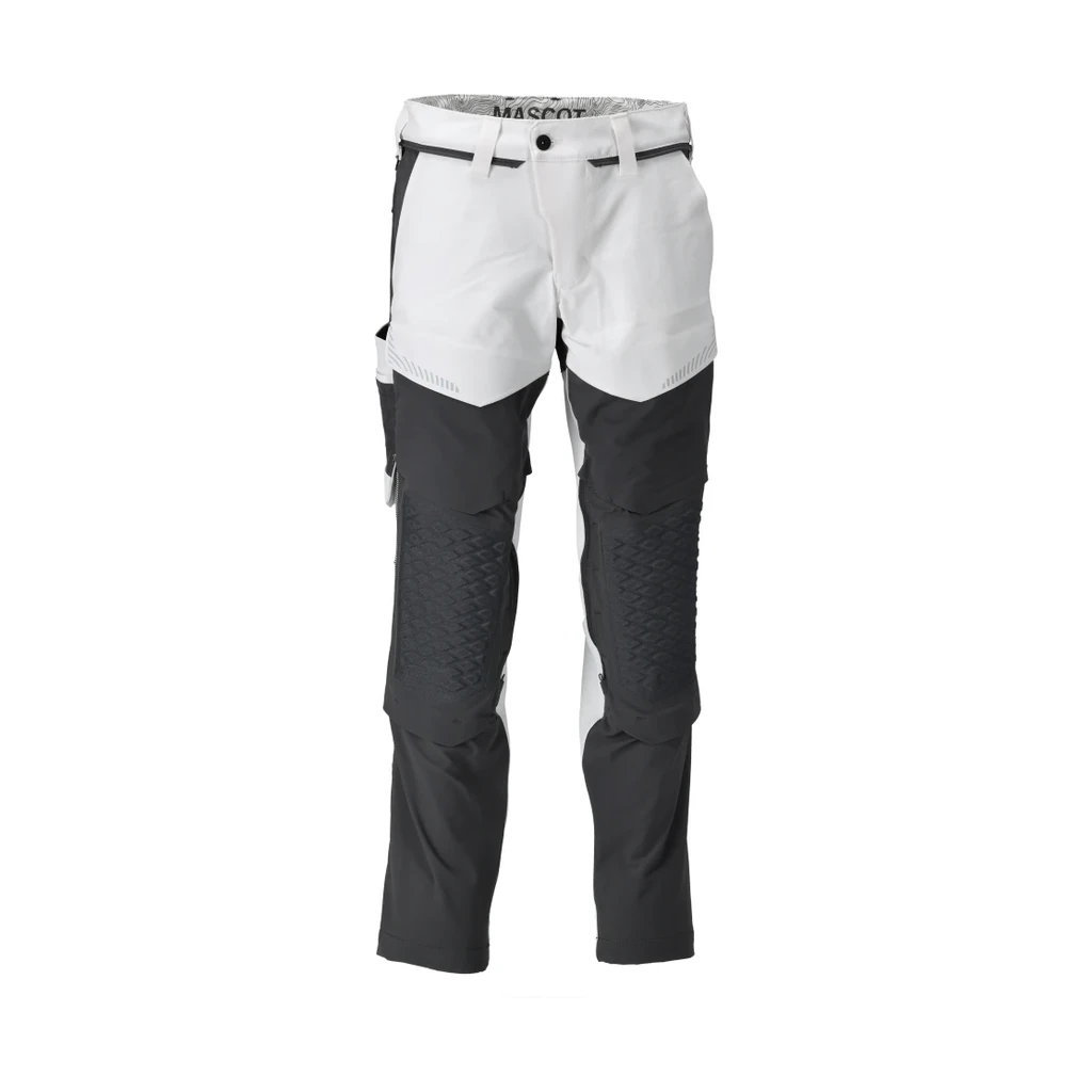 MASCOT® | Hose mit Knietaschen Maler CUSTOMIZED | 76C44 | Weiß/Anthrazitgrau