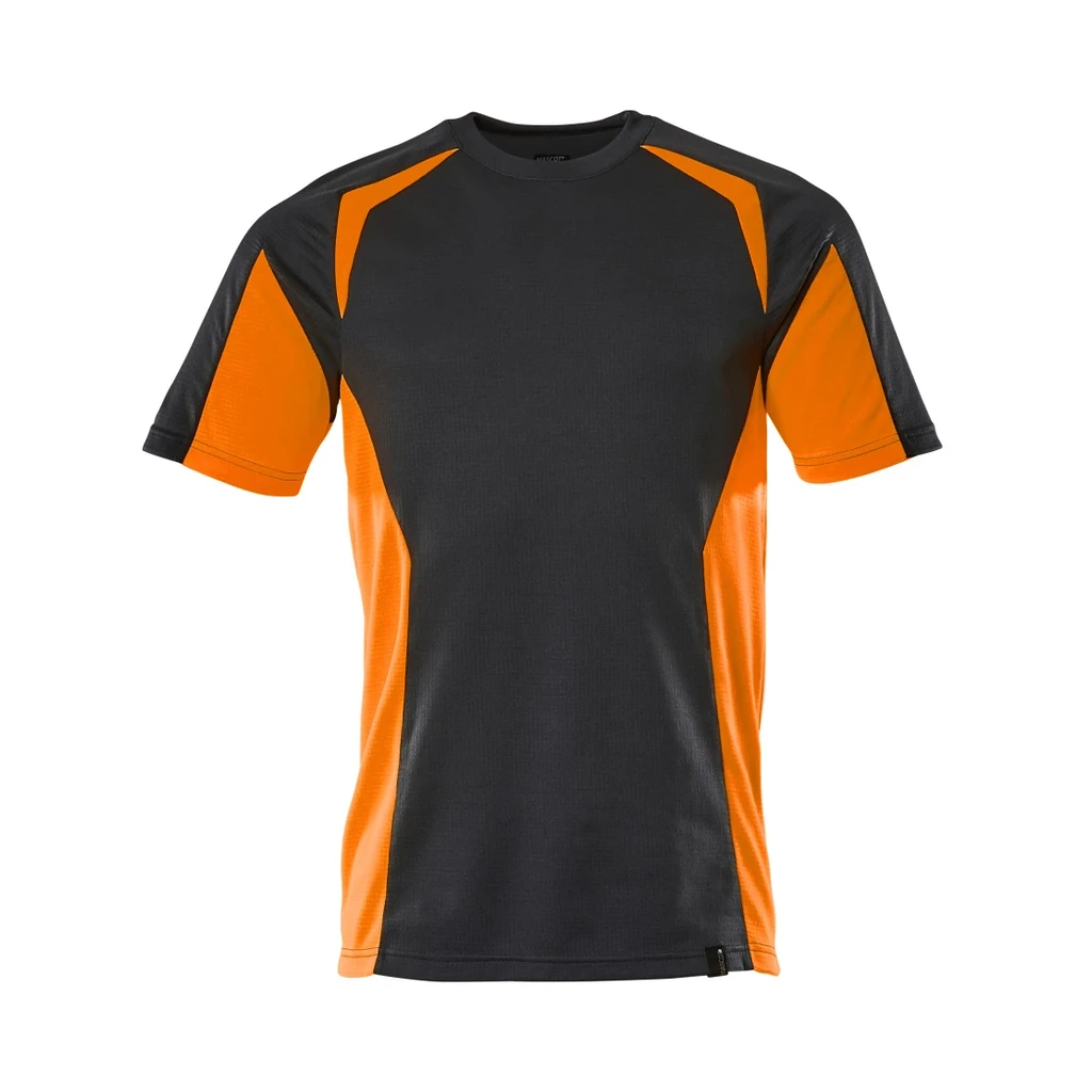 MASCOT® | T-Shirt ACCELERATE SAFE | L | Schwarzblau/Hi-vis Orange