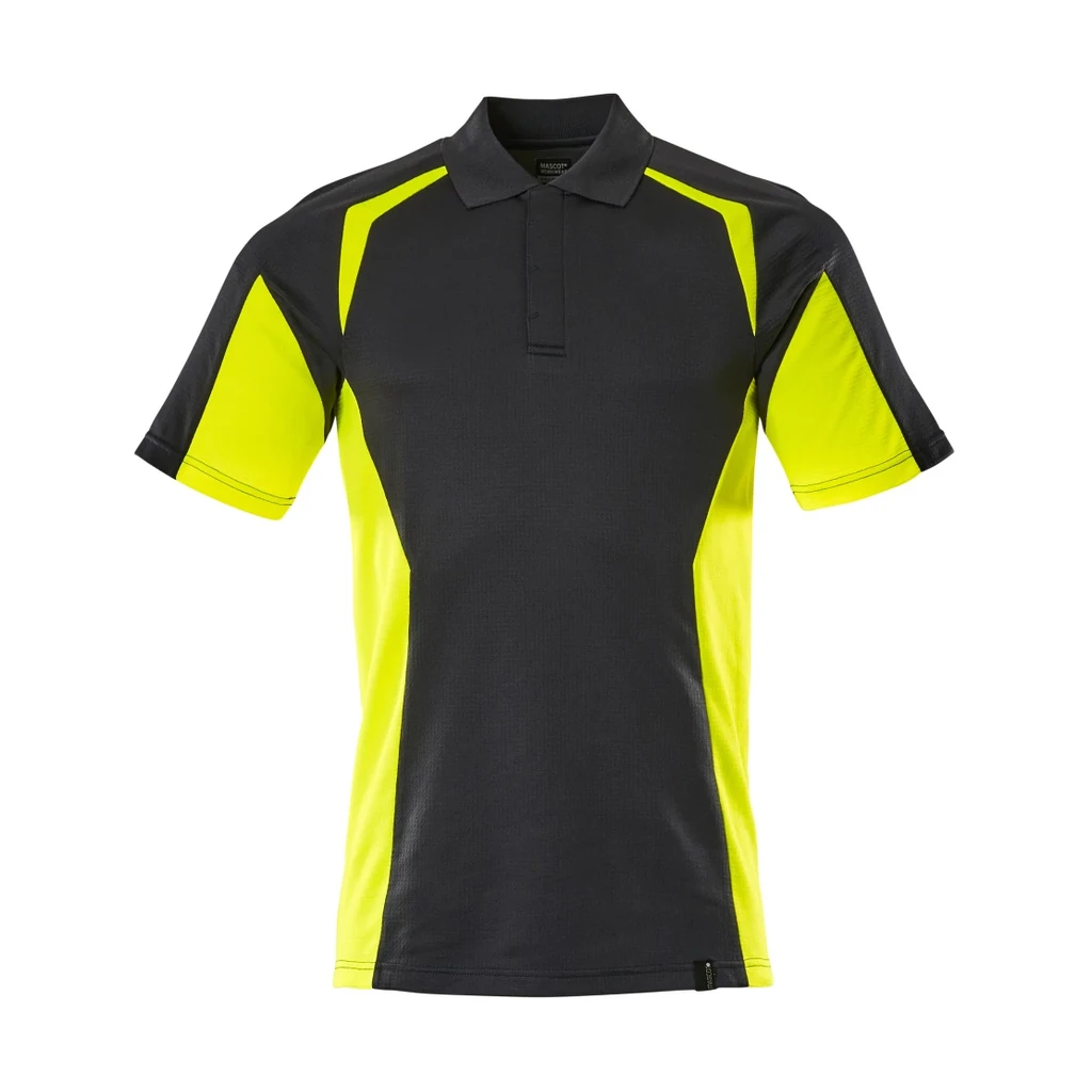 MASCOT® | Polo-Shirt ACCELERATE SAFE | 5XL | Schwarz/Hi-vis Gelb
