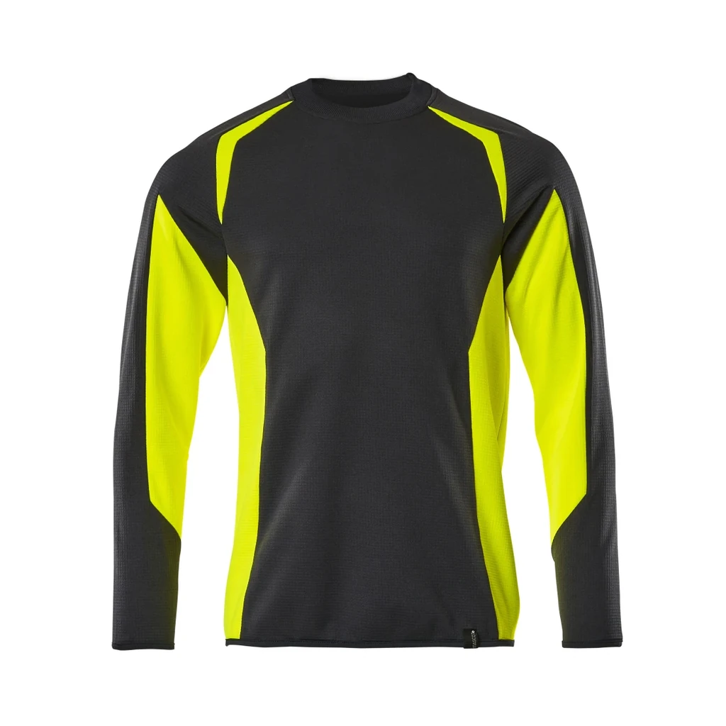MASCOT® | Sweatshirt ACCELERATE SAFE | L | Schwarz/Hi-vis Gelb