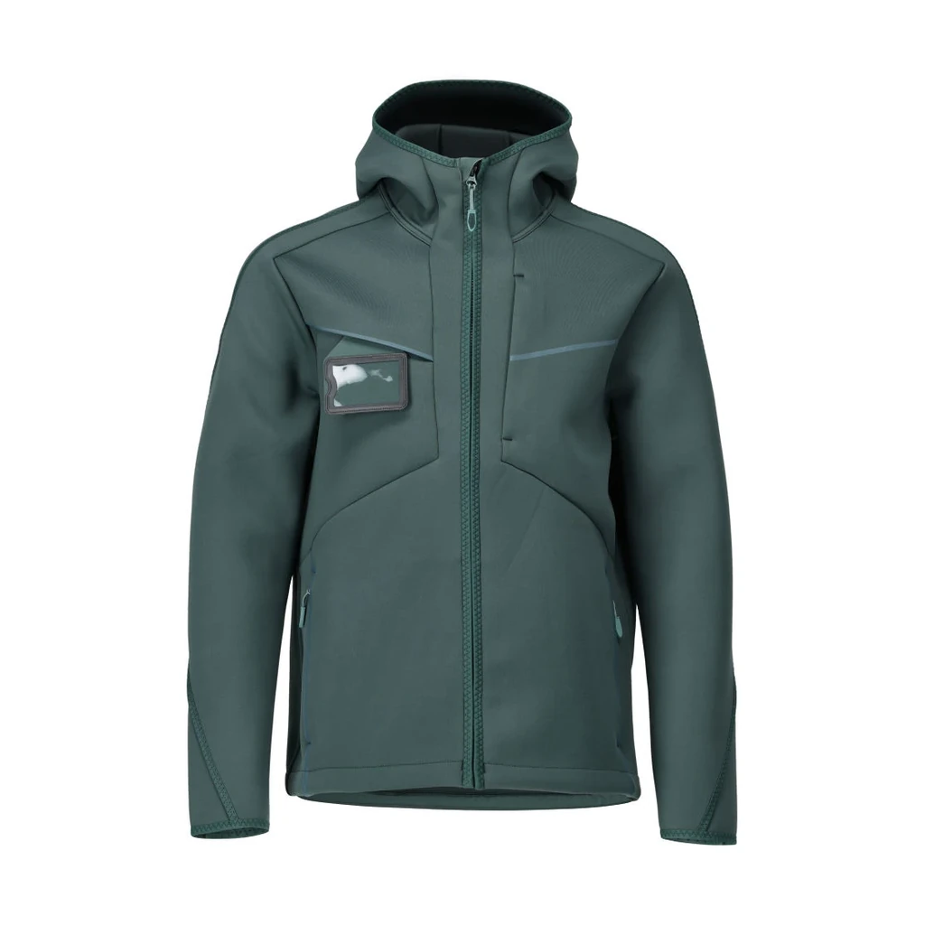 MASCOT® | Softshell Jacke mit Kapuze CUSTOMIZED | L | Waldgrün