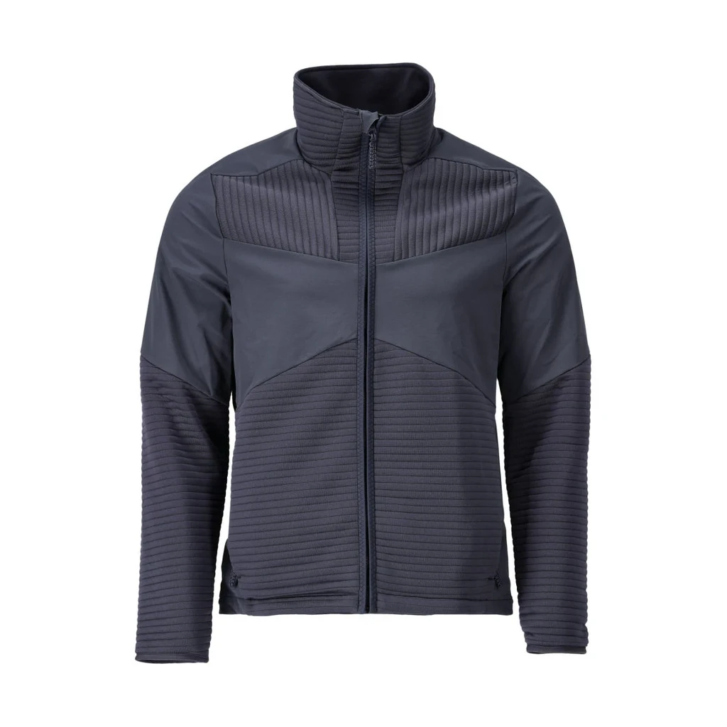 MASCOT® | Fleecepullover mit Reißverschluss und Futter CUSTOMIZED | 2XL | Schwarzblau