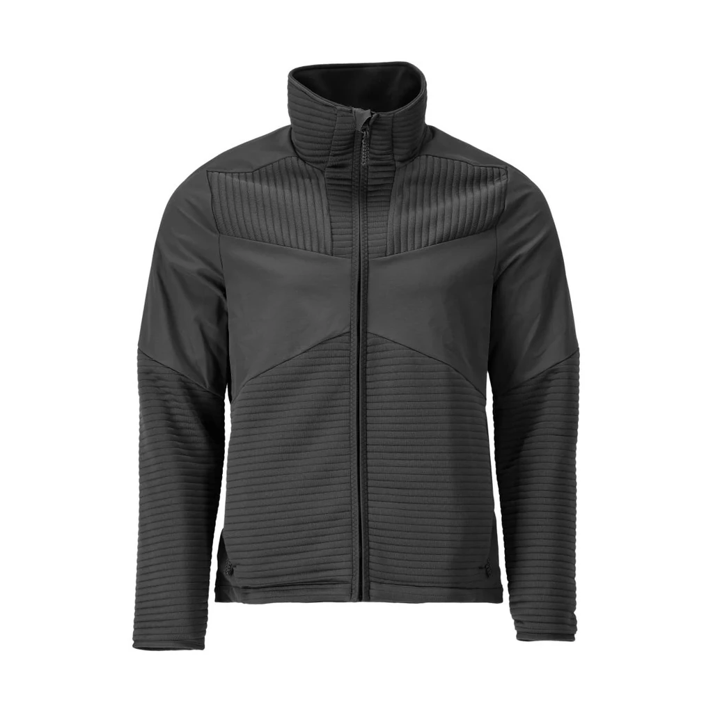 MASCOT® | Fleecepullover mit Reißverschluss und Futter CUSTOMIZED | 2XL | Schwarz