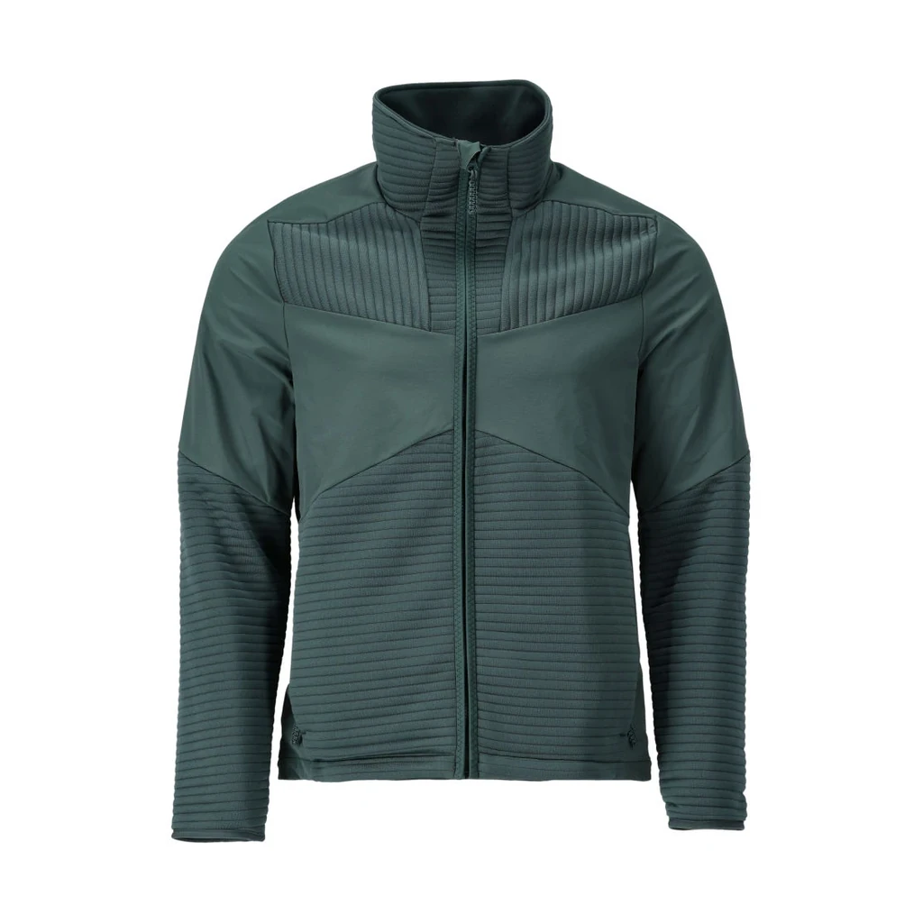 MASCOT® | Fleecepullover mit Reißverschluss und Futter CUSTOMIZED | 2XL | Waldgrün
