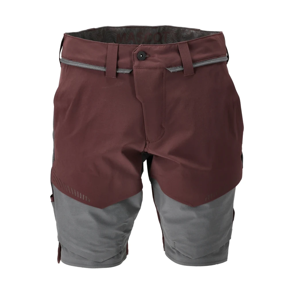 MASCOT® | Shorts CUSTOMIZED | 24C49 | Bordeaux/Anthrazitgrau