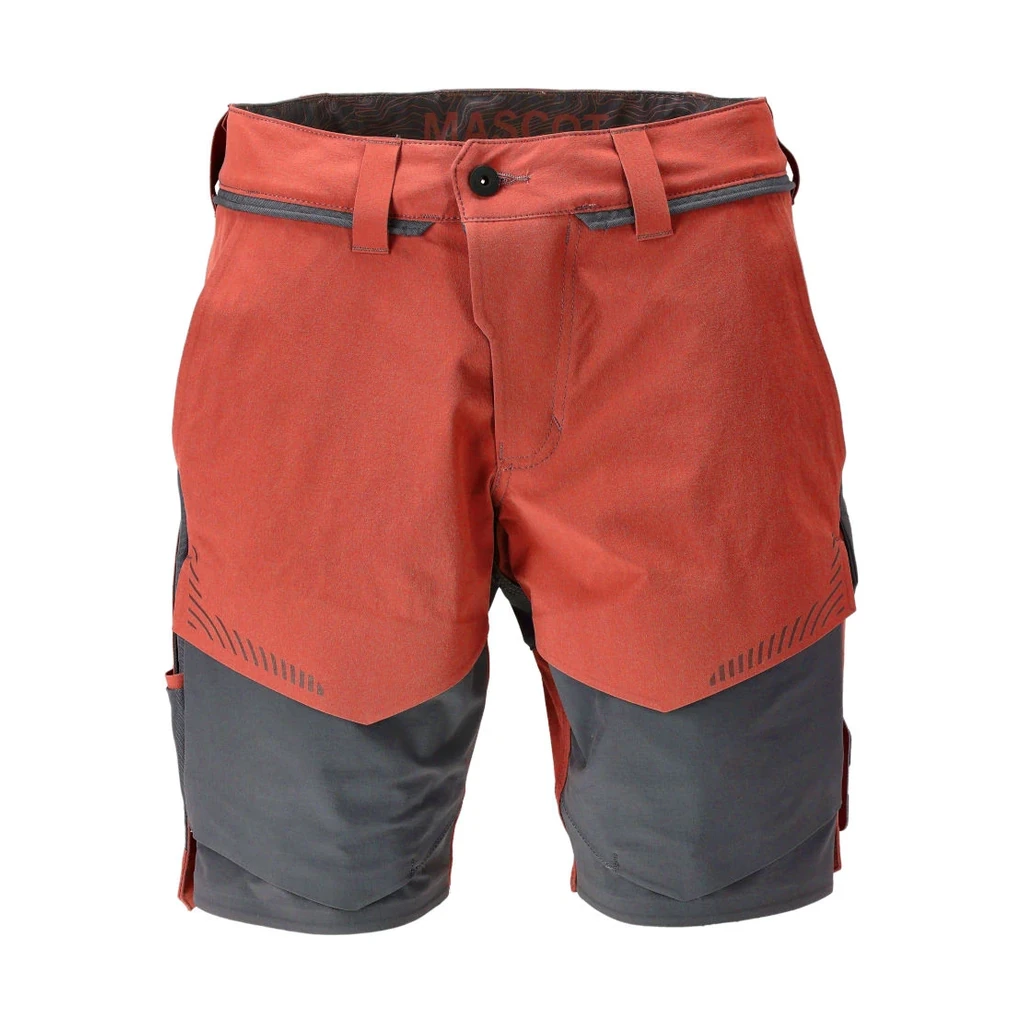 MASCOT® | Shorts CUSTOMIZED | 24C49 | Herbstrot/Anthrazitgrau