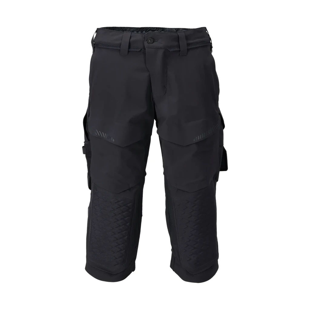 MASCOT® | Dreiviertel-Hose mit Knietaschen CUSTOMIZED | C44 | Schwarzblau