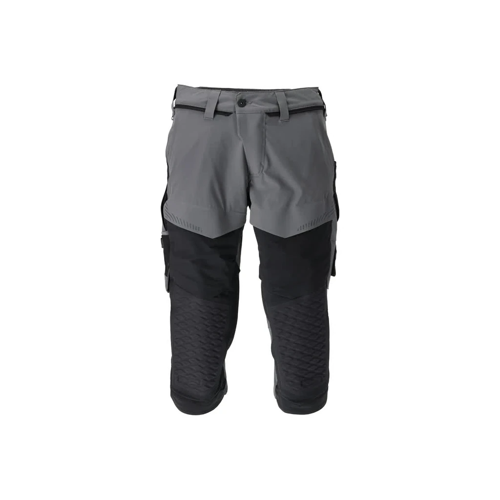 MASCOT® | Dreiviertel-Hose mit Knietaschen CUSTOMIZED | C44 | Anthrazitgrau/Schwarz