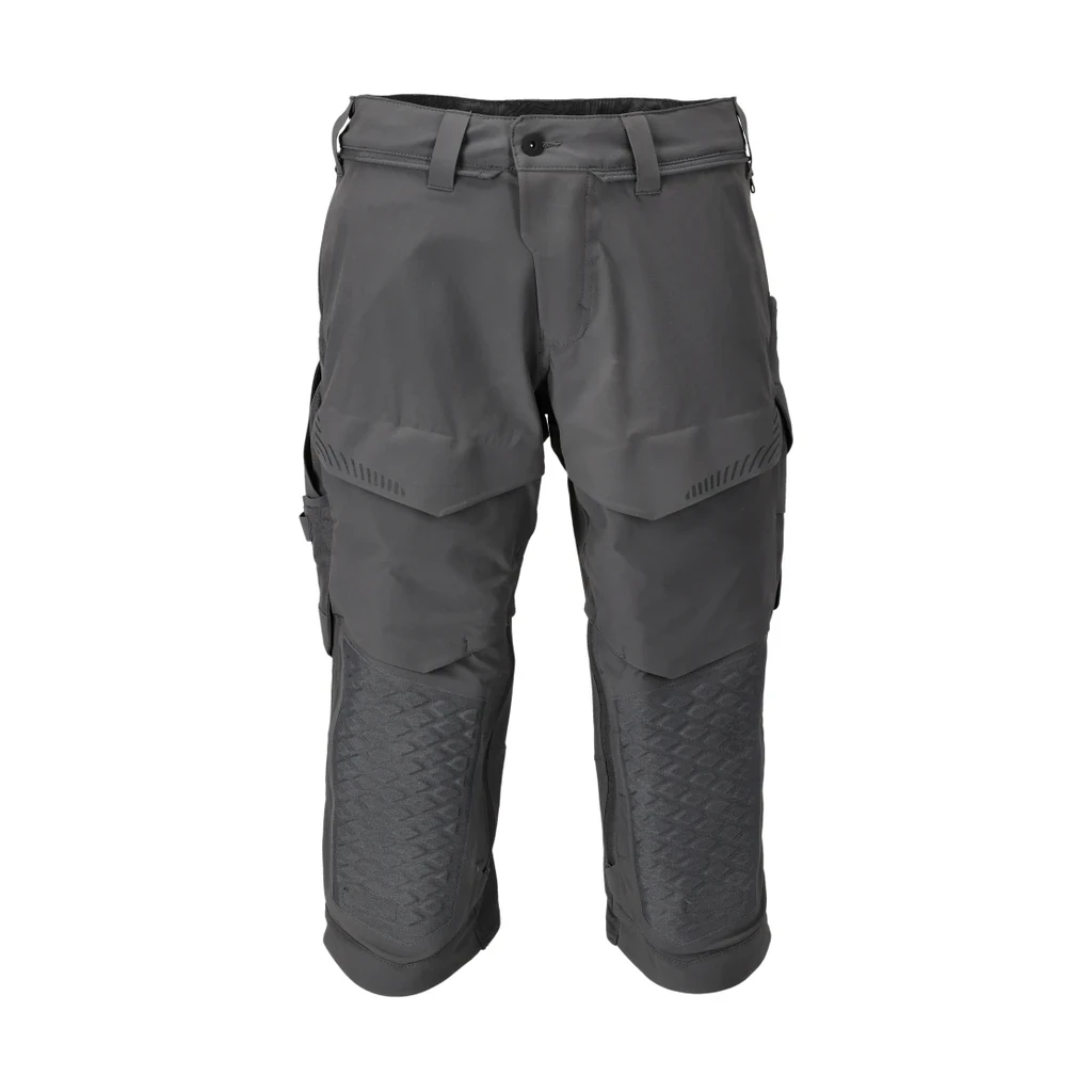 MASCOT® | Dreiviertel-Hose mit Knietaschen CUSTOMIZED | C44 | Anthrazitgrau