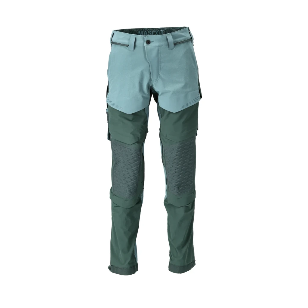 MASCOT® | Hose mit Knietaschen CUSTOMIZED | 76C47 | Hell Waldgrün/Waldgrün