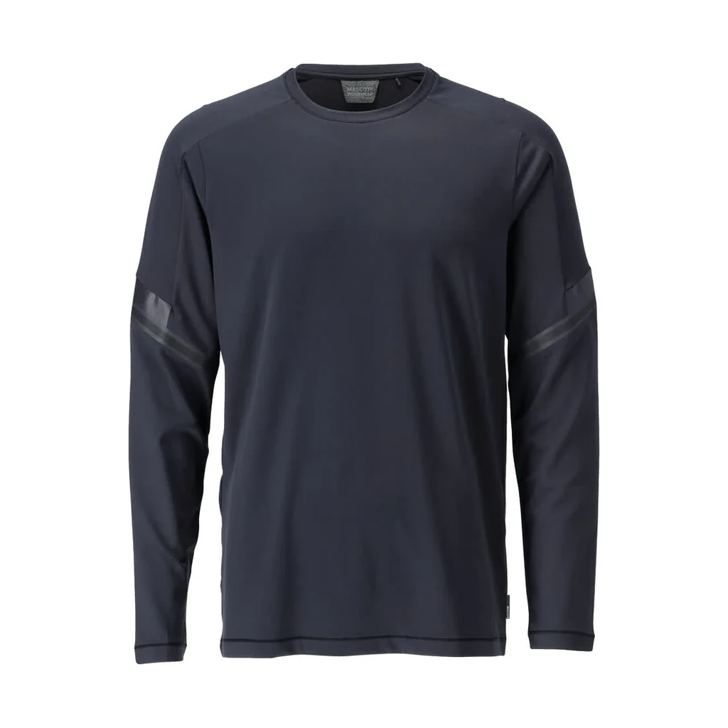 MASCOT® | T-Shirt Langarm CUSTOMIZED | M | Schwarzblau