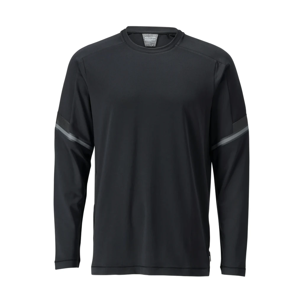 MASCOT® | T-Shirt Langarm CUSTOMIZED | XS | Schwarz
