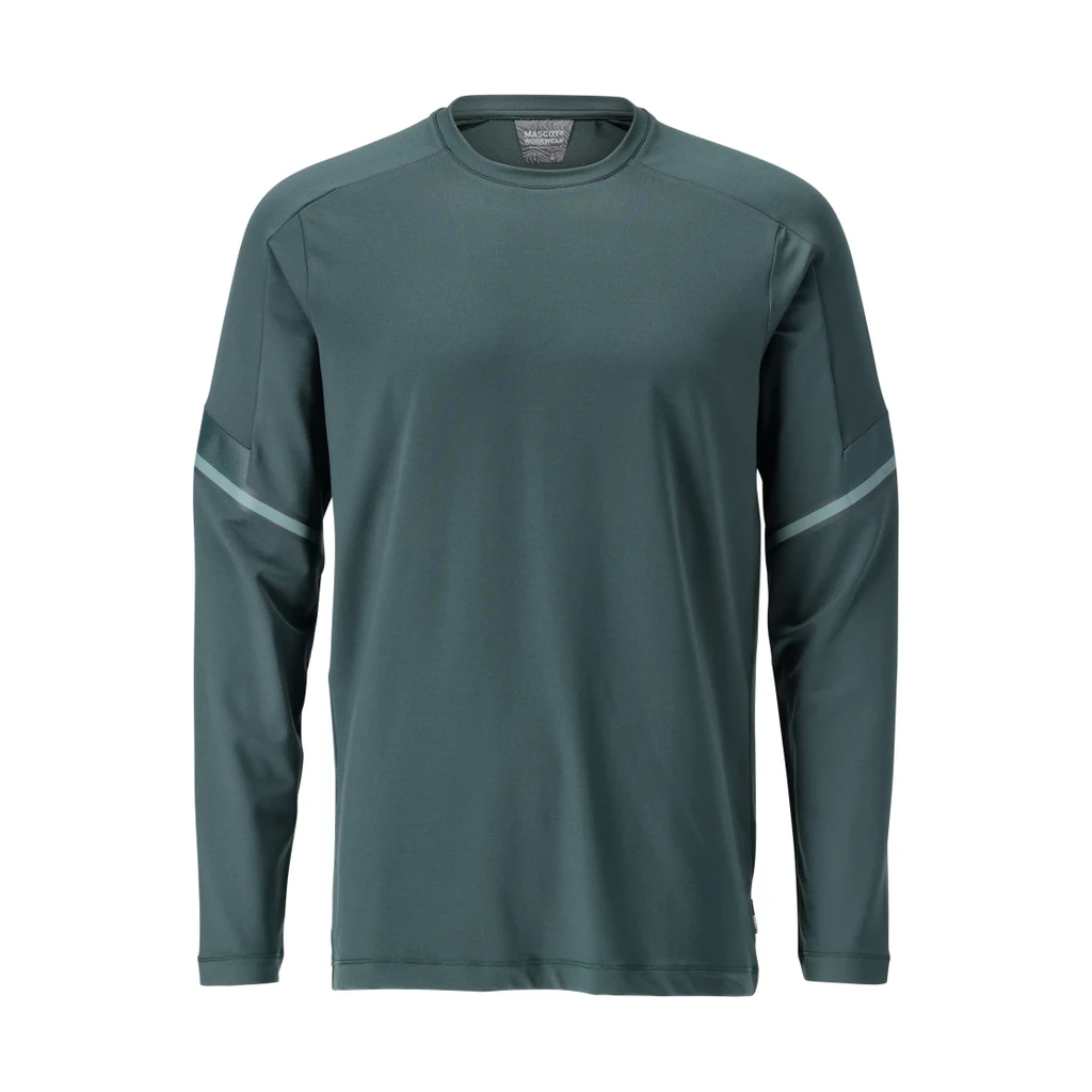 MASCOT® | T-Shirt Langarm CUSTOMIZED | 2XL | Waldgrün