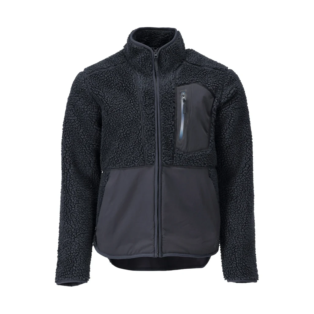 MASCOT® | Faserpelz Jacke mit Reißverschluss CUSTOMIZED | 2XL | Schwarzblau