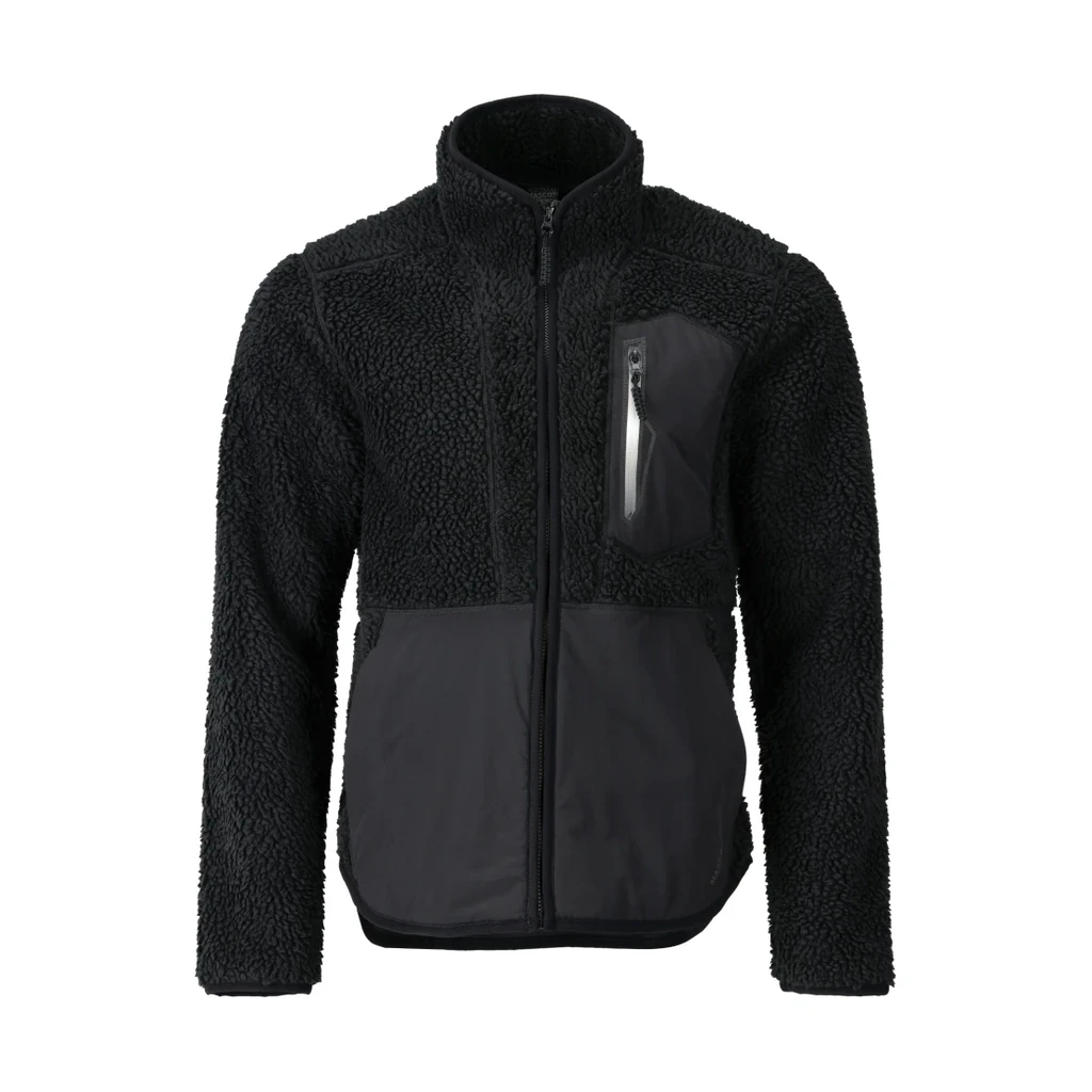 MASCOT® | Faserpelz Jacke mit Reißverschluss CUSTOMIZED | 2XL | Schwarz