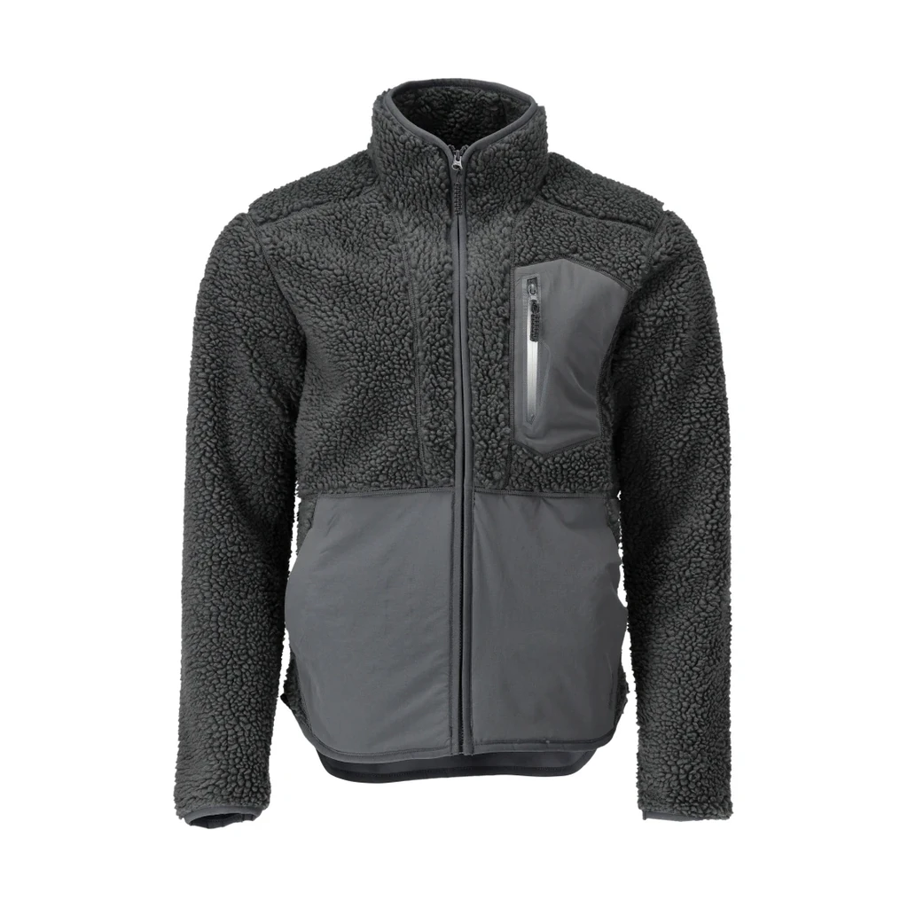 MASCOT® | Faserpelz Jacke mit Reißverschluss CUSTOMIZED | 2XL | Anthrazitgrau