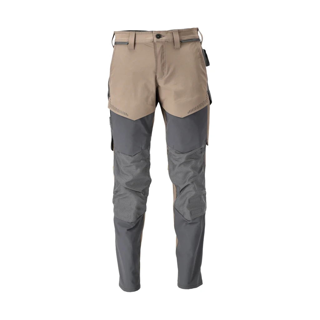 MASCOT® | Hose mit Knietaschen CUSTOMIZED | 76C47 | Dunkel Sandbeige/Anthrazitgrau