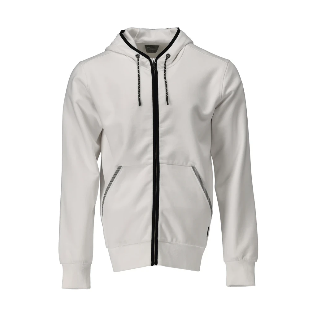 MASCOT® | Kapuzensweatshirt mit Reißverschluss CUSTOMIZED | S | Weiß