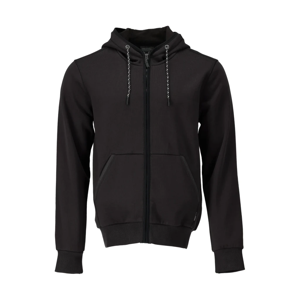 MASCOT® | Kapuzensweatshirt mit Reißverschluss CUSTOMIZED | S | Schwarz
