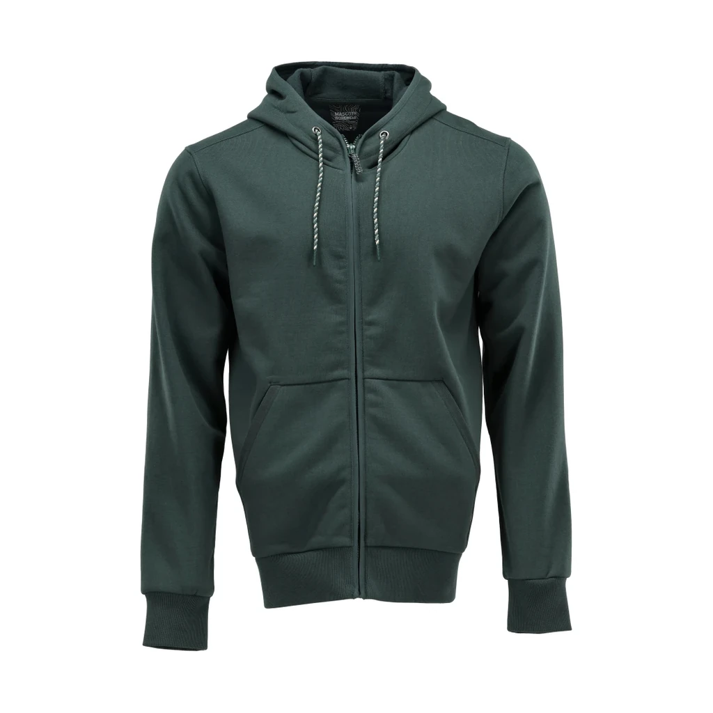 MASCOT® | Kapuzensweatshirt mit Reißverschluss CUSTOMIZED | S | Waldgrün