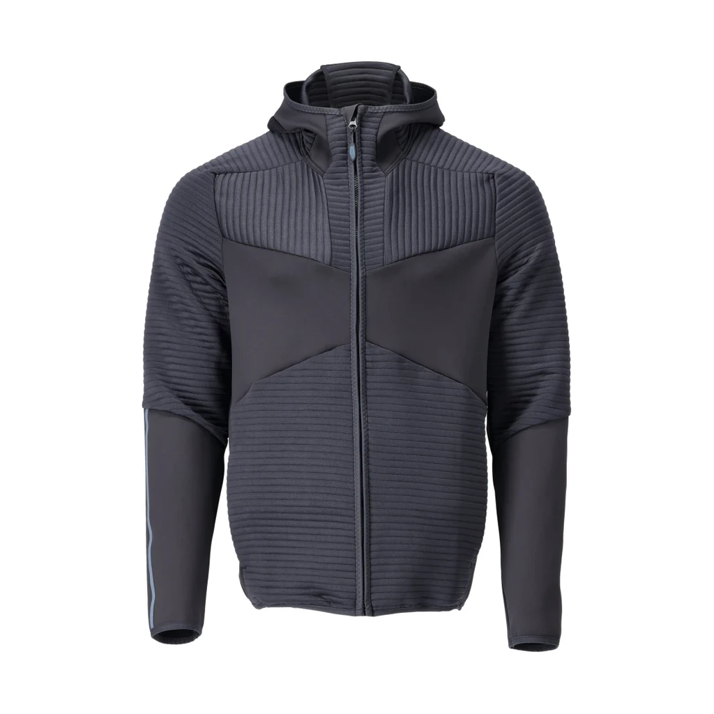 MASCOT® | Fleece Kapuzensweatshirt mit Reißverschluss CUSTOMIZED | 2XL | Schwarzblau