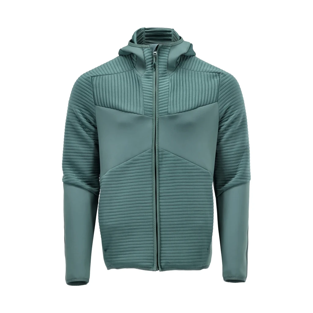 MASCOT® | Fleece Kapuzensweatshirt mit Reißverschluss CUSTOMIZED | 2XL | Hell Waldgrün
