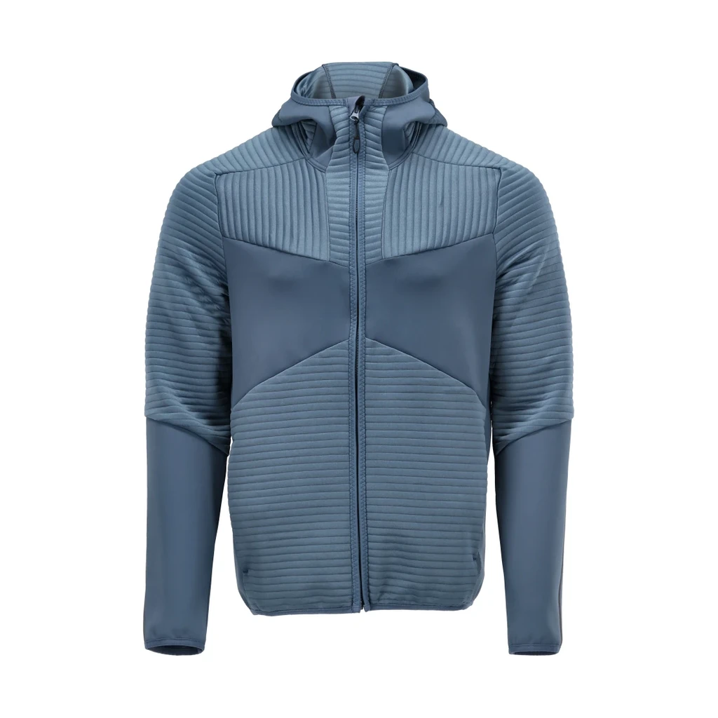 MASCOT® | Fleece Kapuzensweatshirt mit Reißverschluss CUSTOMIZED | 2XL | Steinblau