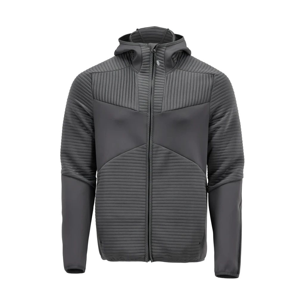 MASCOT® | Fleece Kapuzensweatshirt mit Reißverschluss CUSTOMIZED | 2XL | Anthrazitgrau