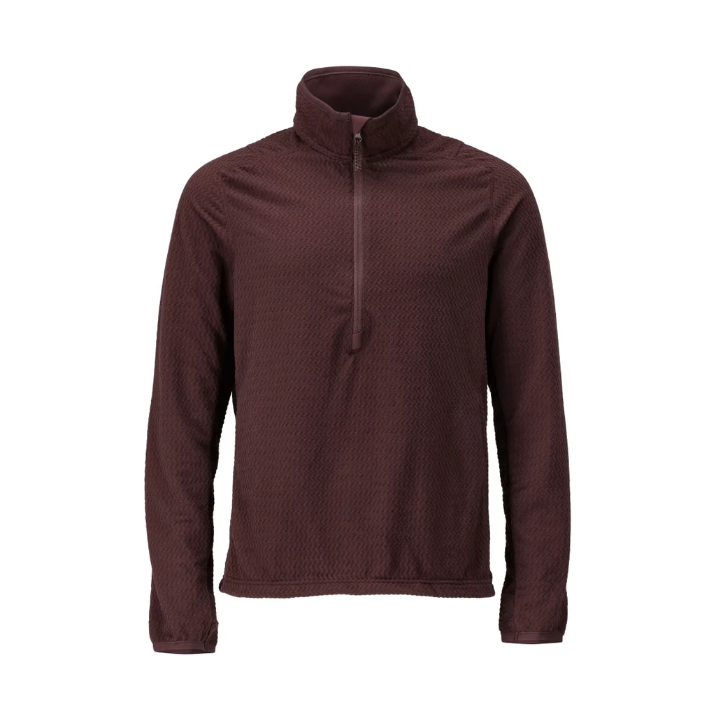 MASCOT® | Microfleece Pullover mit kurzem Reißverschluss CUSTOMIZED | 2XL | Bordeaux