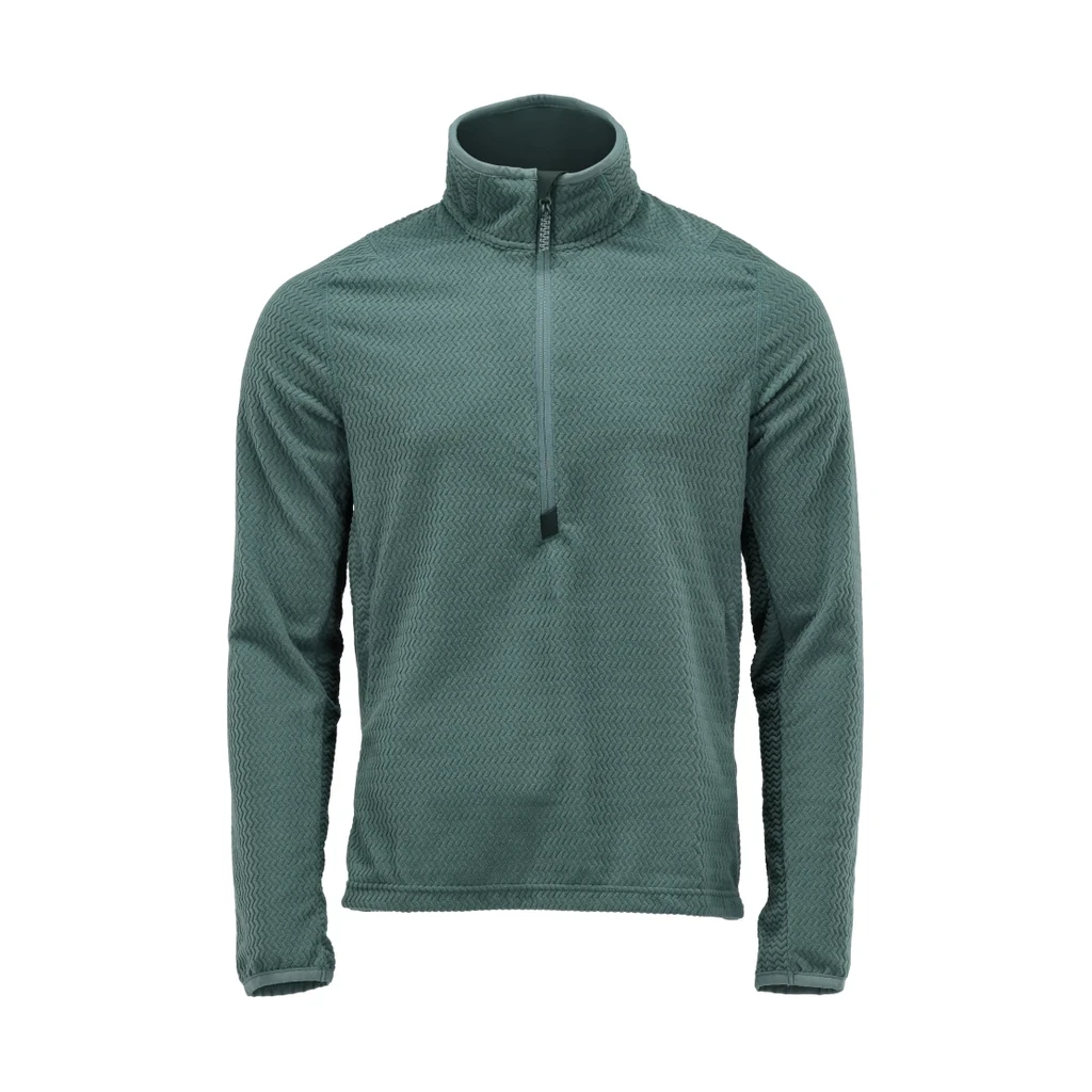 MASCOT® | Microfleece Pullover mit kurzem Reißverschluss CUSTOMIZED | 2XL | Hell Waldgrün