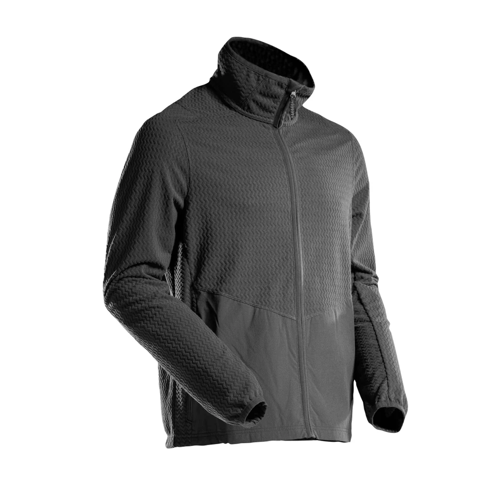 MASCOT® | Microfleece Pullover mit Reißverschluss CUSTOMIZED | 2XL | Schwarz