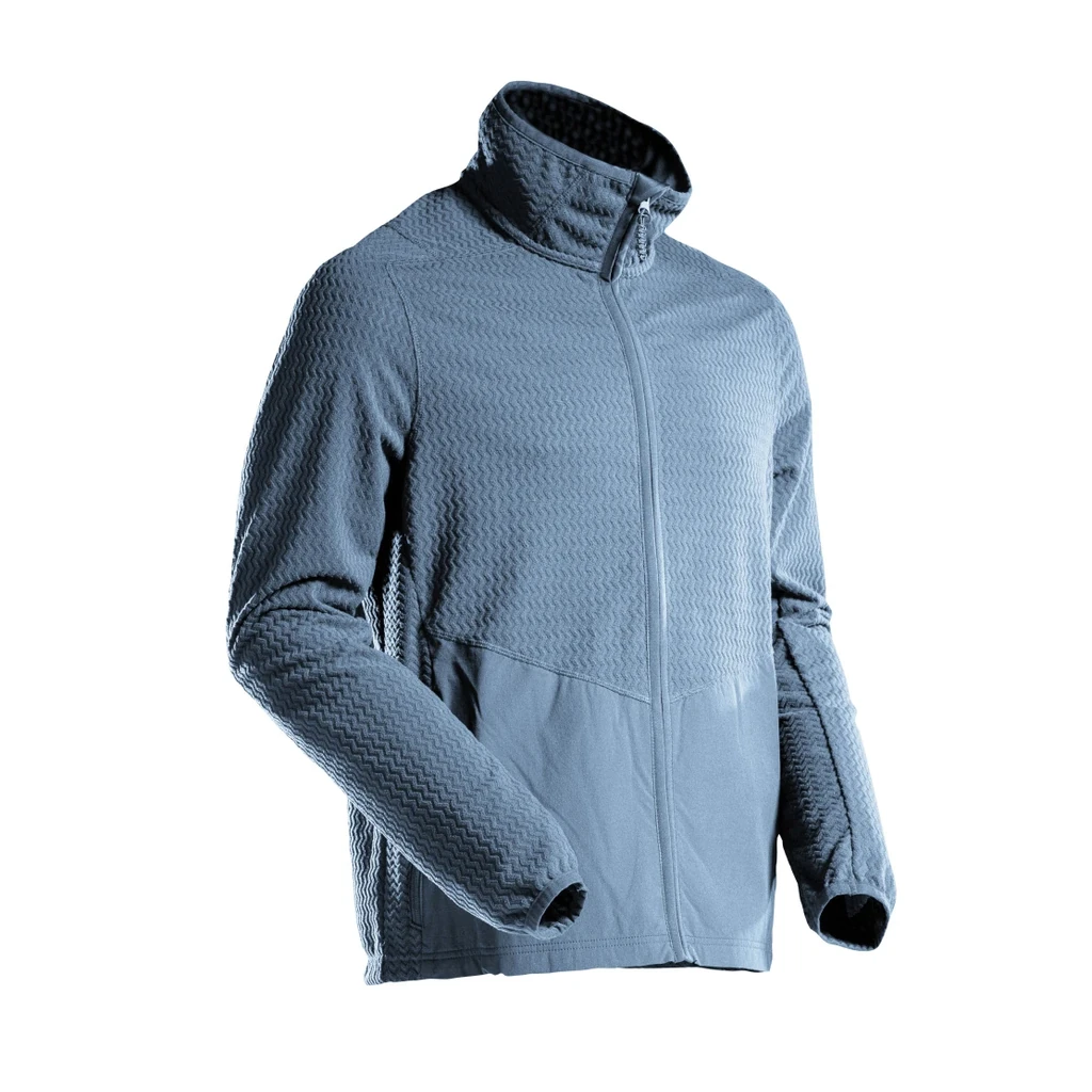 MASCOT® | Microfleece Pullover mit Reißverschluss CUSTOMIZED | 2XL | Steinblau