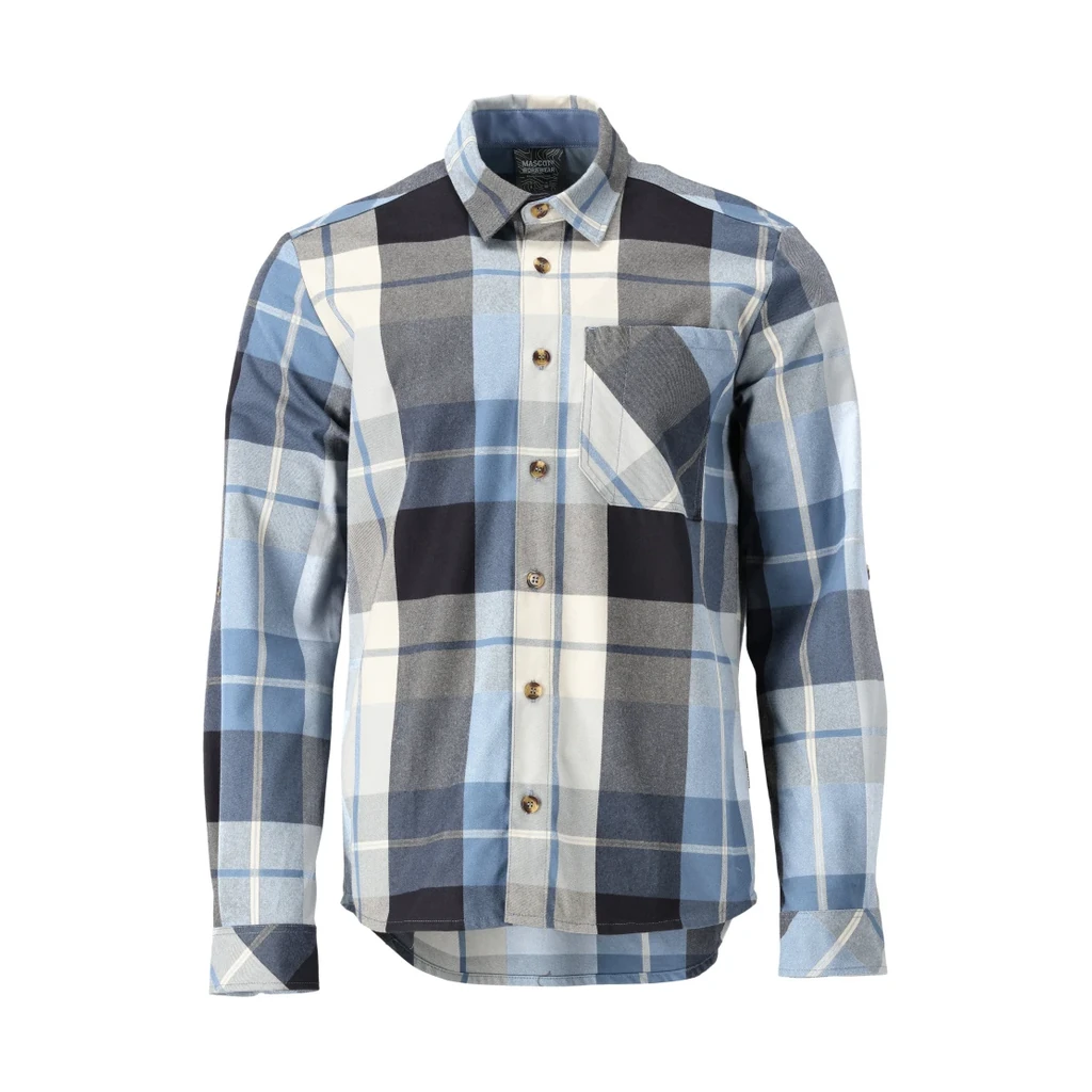 MASCOT® | Hemd CUSTOMIZED | 2XL | Schwarzblau-kariert