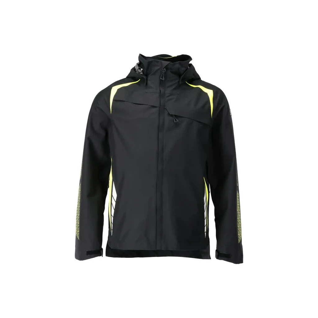 MASCOT® | Hard Shell Jacke ACCELERATE SAFE | 2XL | Schwarz/Hi-vis Gelb