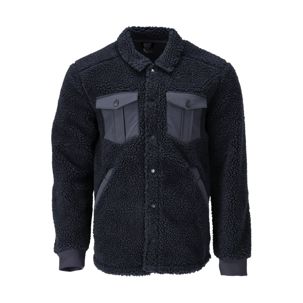MASCOT® | Faserpelz Hemd CUSTOMIZED | L | Schwarzblau