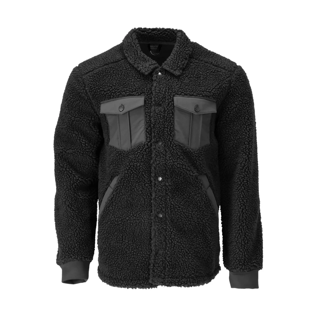 MASCOT® | Faserpelz Hemd CUSTOMIZED | L | Schwarz