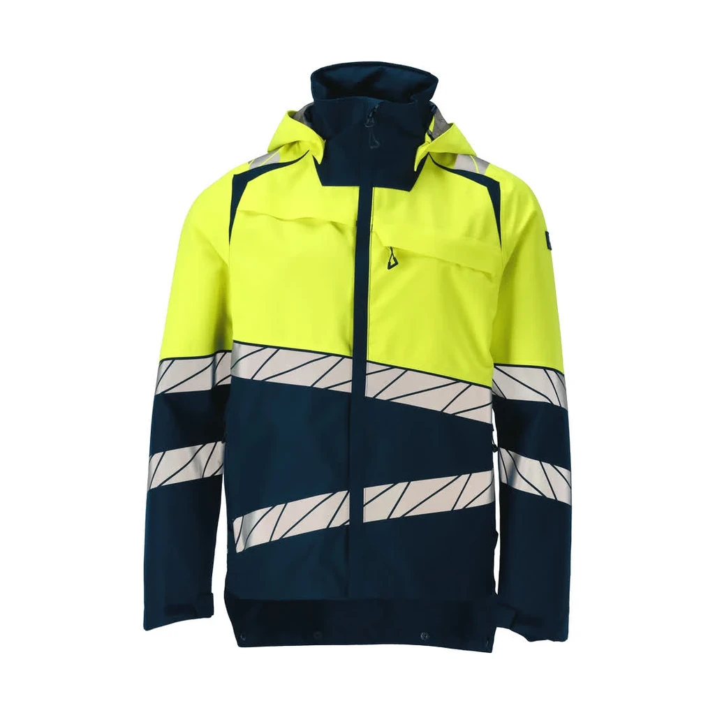 MASCOT® | Hard Shell Jacke ACCELERATE SAFE | 2XL | Schwarzblau/Hi-vis Gelb