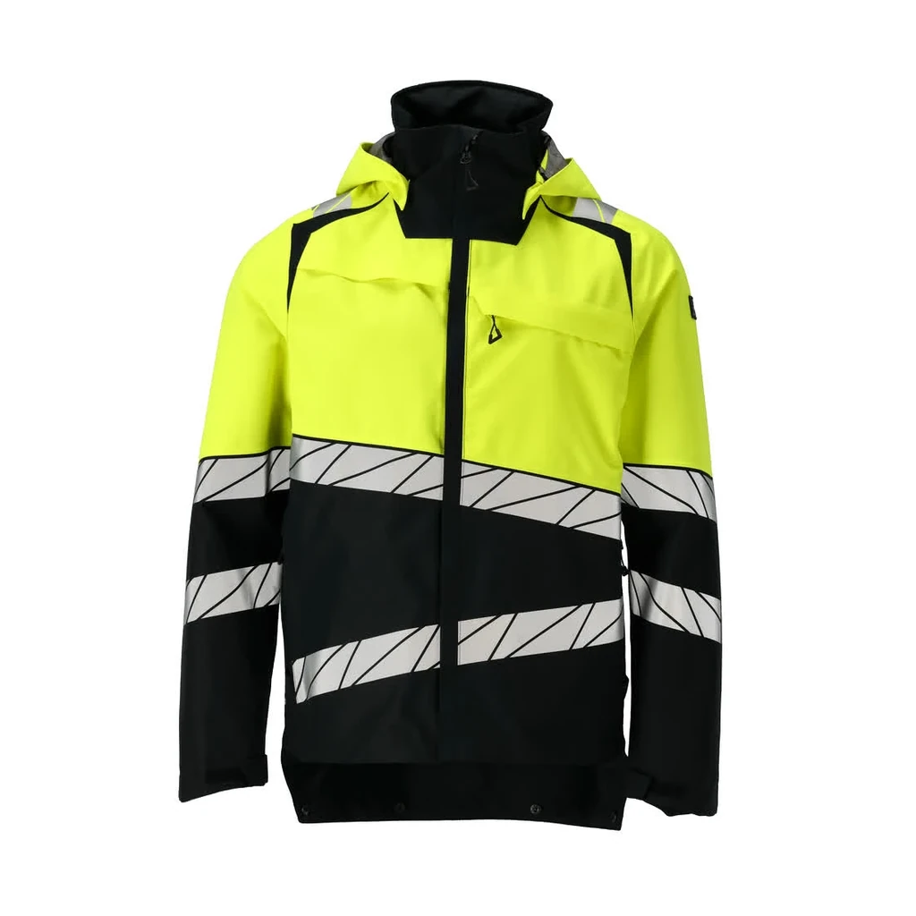 MASCOT® | Hard Shell Jacke ACCELERATE SAFE | 2XL | Schwarz/Hi-vis Gelb
