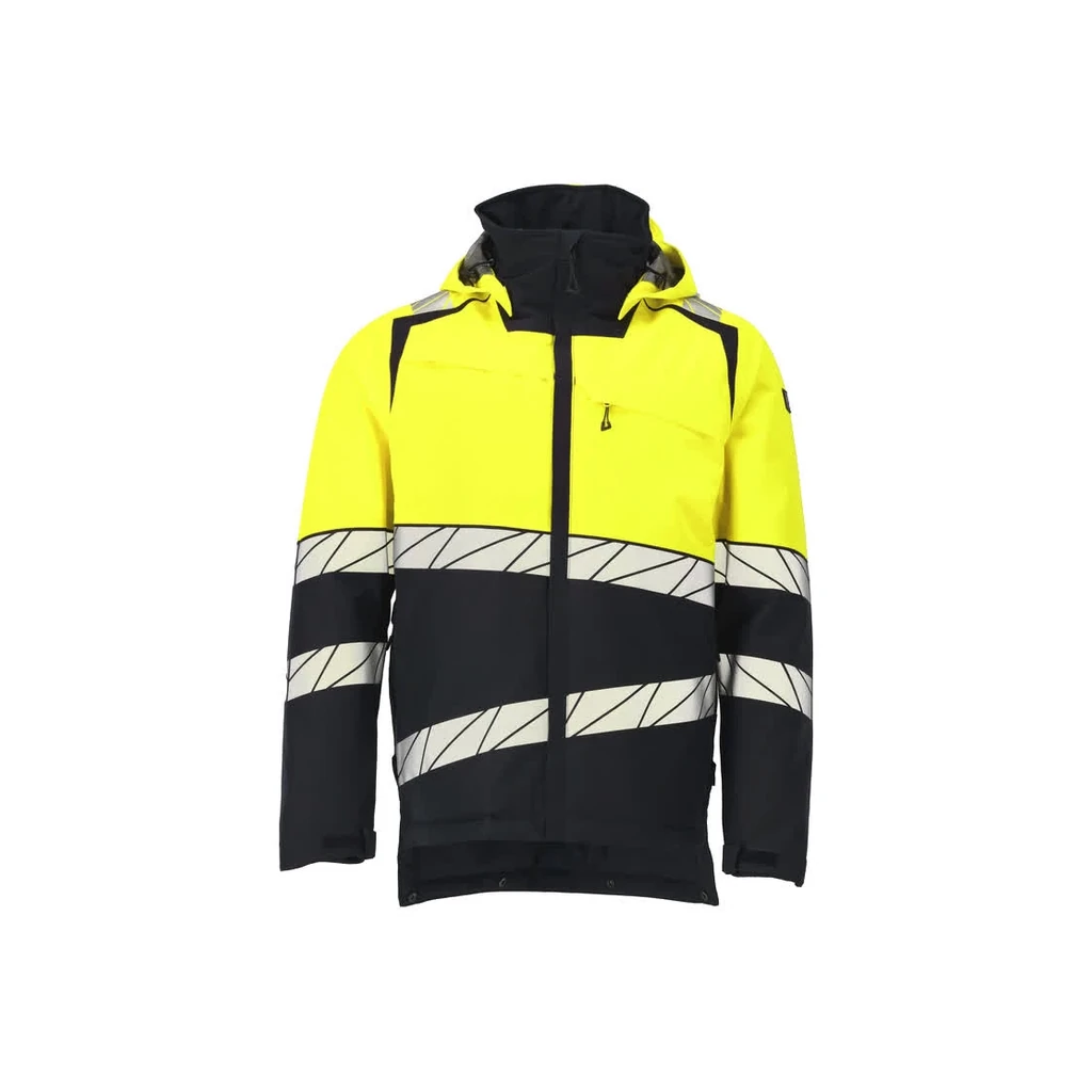 MASCOT® | Winterjacke ACCELERATE SAFE | S | Schwarzblau/Hi-vis Gelb