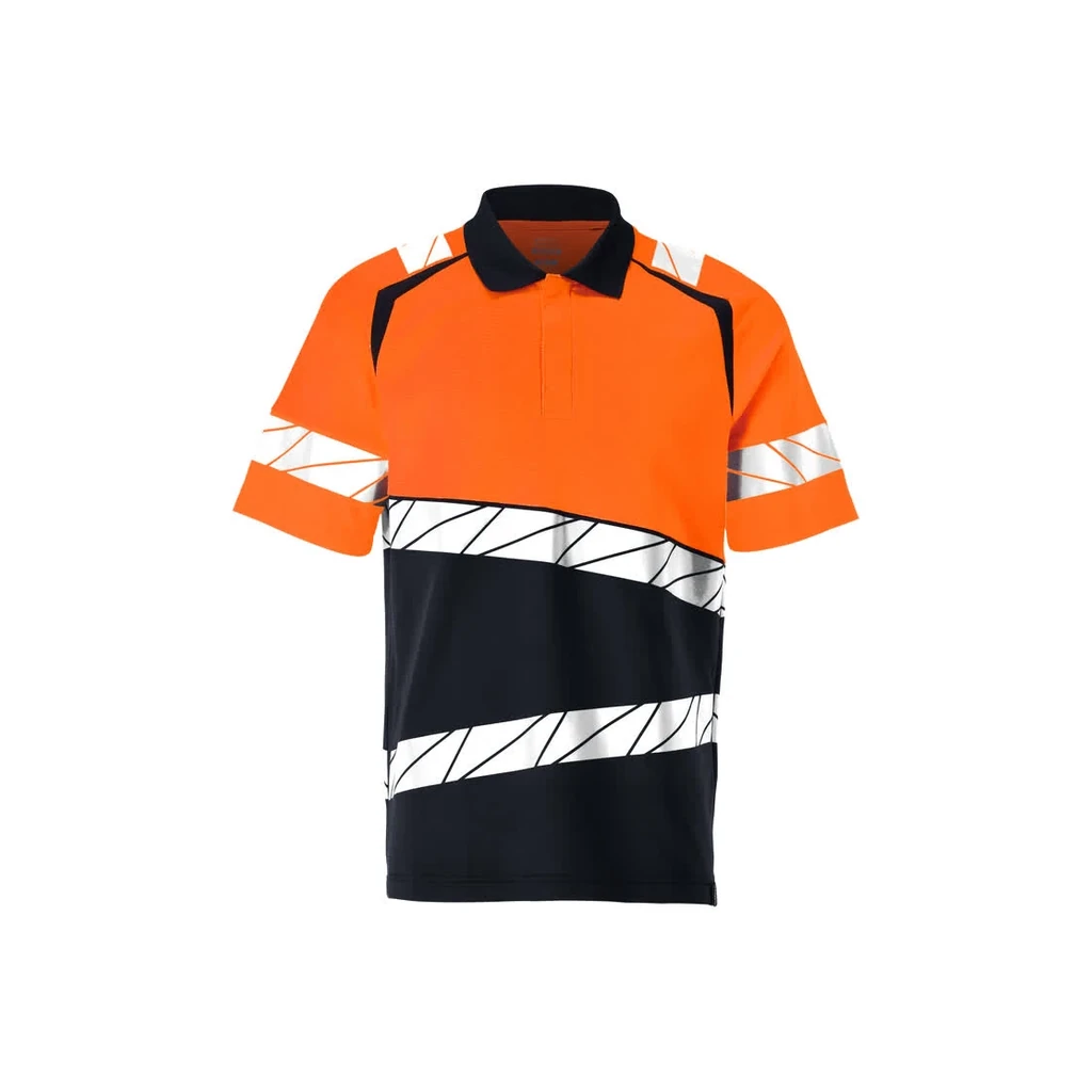 MASCOT® | Polo-Shirt ACCELERATE SAFE | 5XL | Schwarzblau/Hi-vis Orange