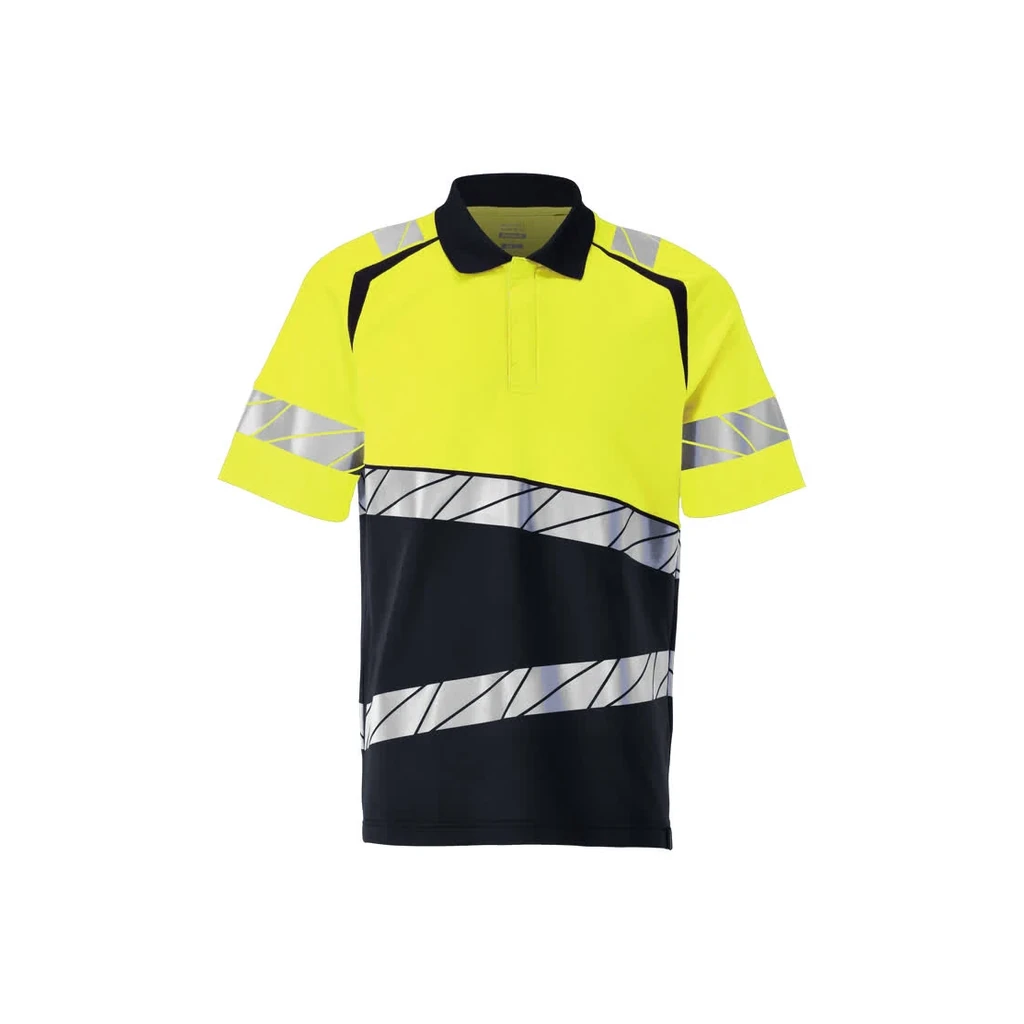 MASCOT® | Polo-Shirt ACCELERATE SAFE | 5XL | Schwarzblau/Hi-vis Gelb