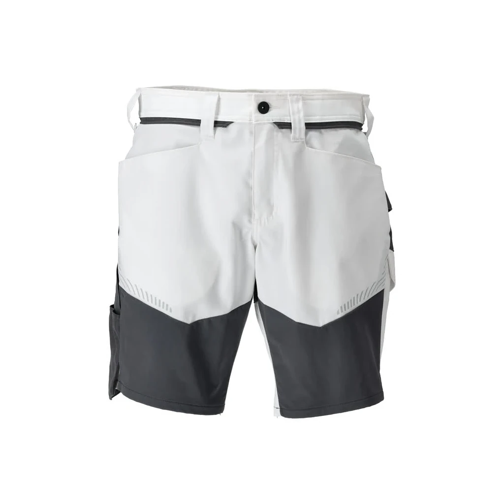 MASCOT® | Shorts CUSTOMIZED | C44 | Weiß/Anthrazitgrau