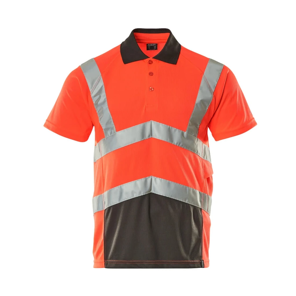 MASCOT® | Polo-Shirt SAFE YOUNG | 2XL | Hi-vis Rot/Dunkelanthrazit
