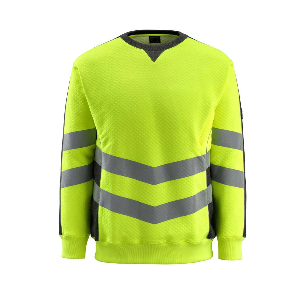 MASCOT® | Sweatshirt SAFE SUPREME | 2XL | Hi-vis Gelb/Schwarz