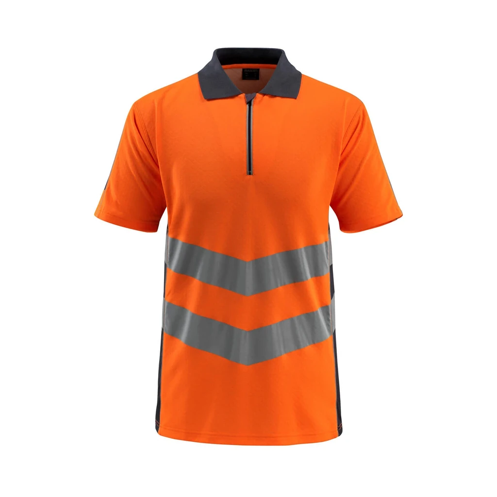 MASCOT® | Polo-Shirt SAFE SUPREME | 2XL | Hi-vis Orange/Schwarzblau