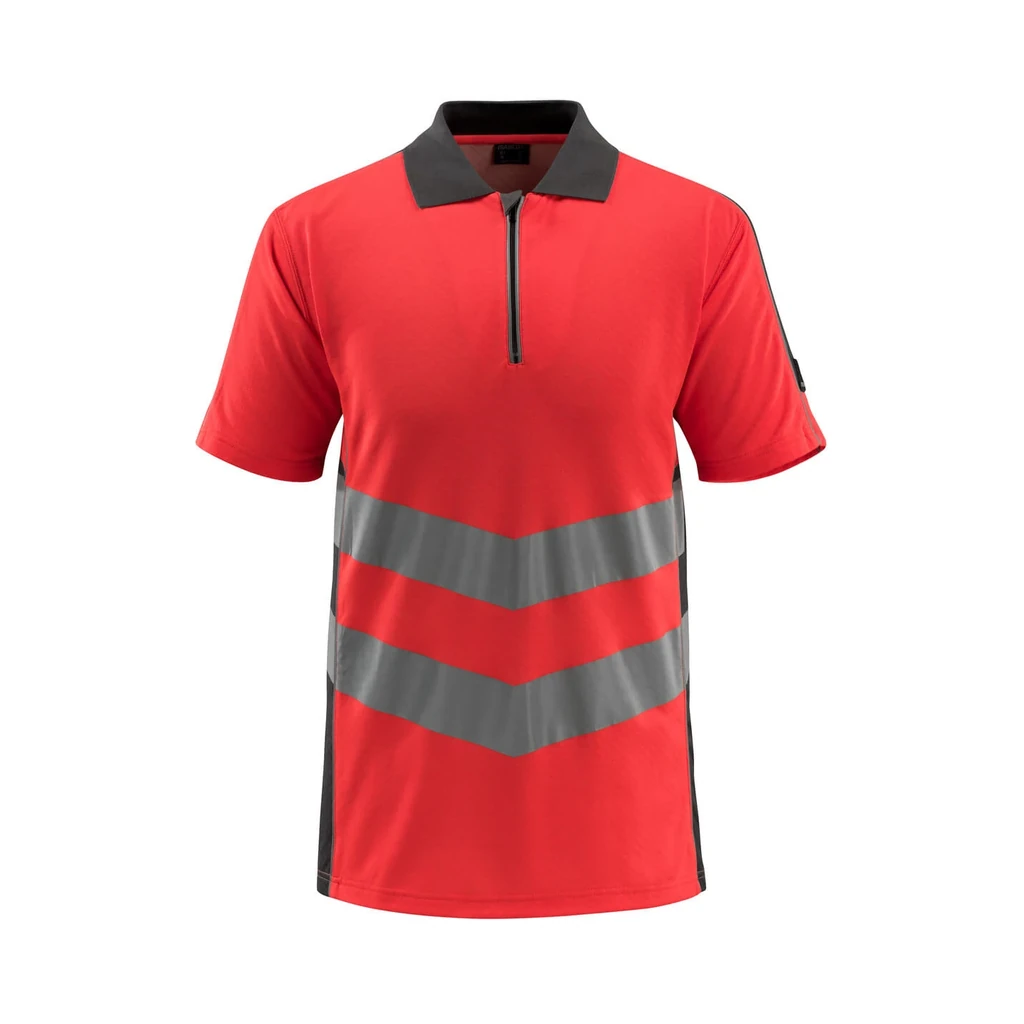MASCOT® | Polo-Shirt SAFE SUPREME | 2XL | Hi-vis Rot/Dunkelanthrazit